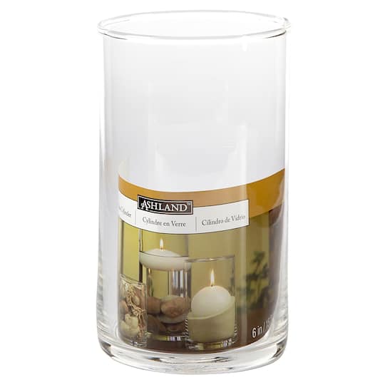 Glass Cylinder Candle Holder by Ashland®